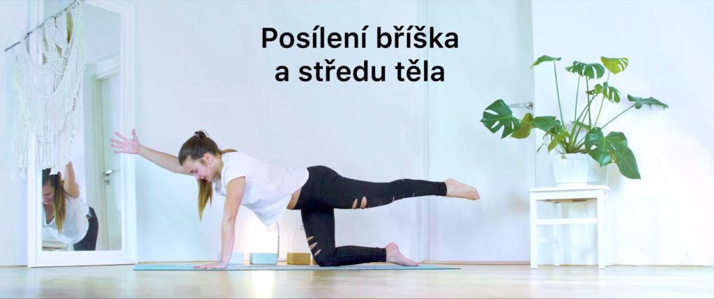 Jógové cviky na posílení bříška a středu těla