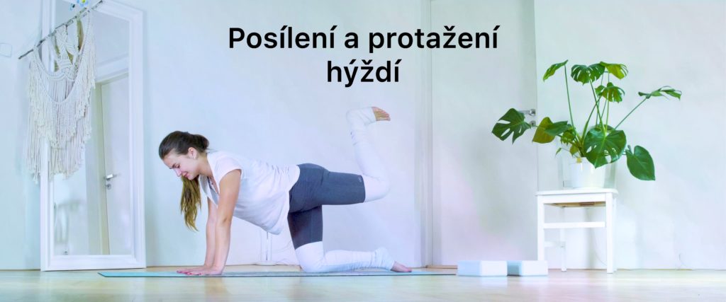 Jógové cviky na posílení a protažení hýždí